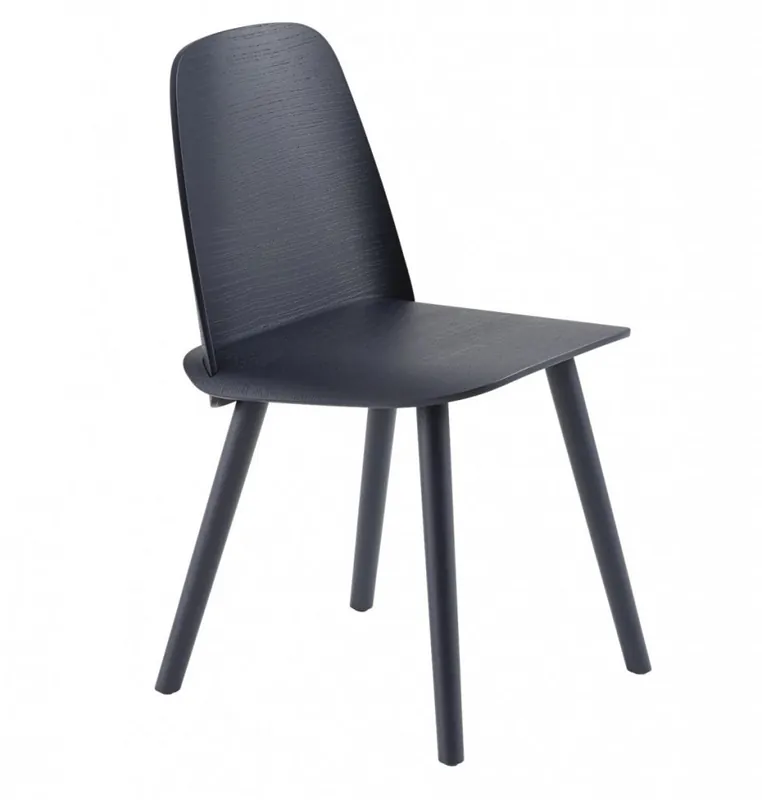 Muuto NERD Krzesło Drewniane - Granatowe Midnight Blue Nie przegap