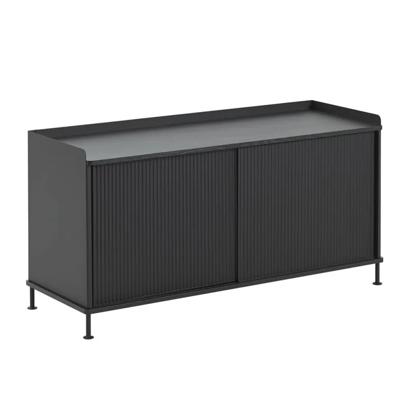 Muuto ENFOLD Komoda Niska 124 cm Czarna Najlepsza cena