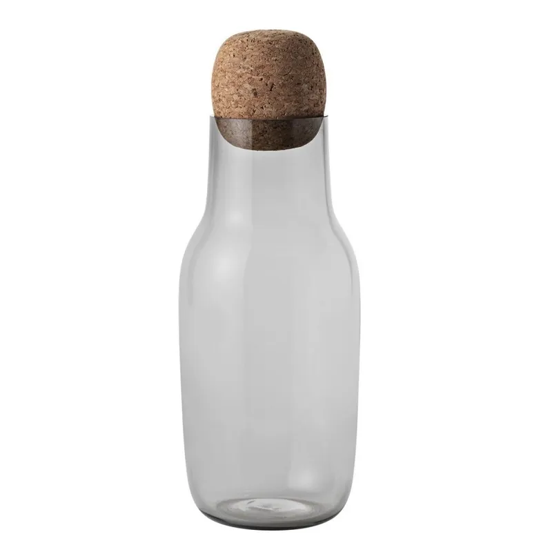 Ekspresowa dostawa Muuto CORKY Karafka z Naturalnym Korkiem 1 l Szara