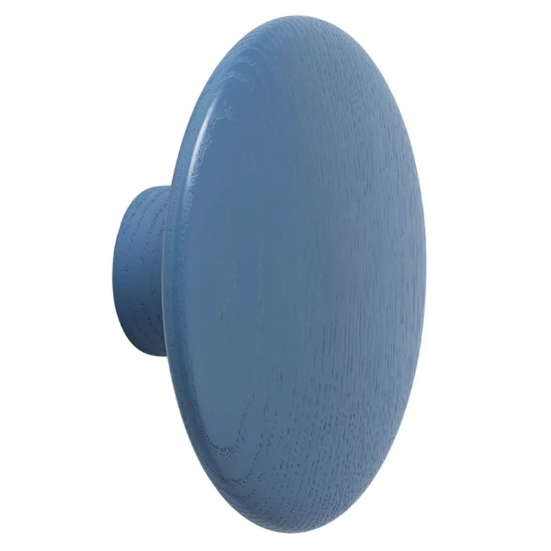 Do wyczerpania zapasów Muuto DOTS Wieszak Drewniany L 17 cm Niebieski Pale Blue
