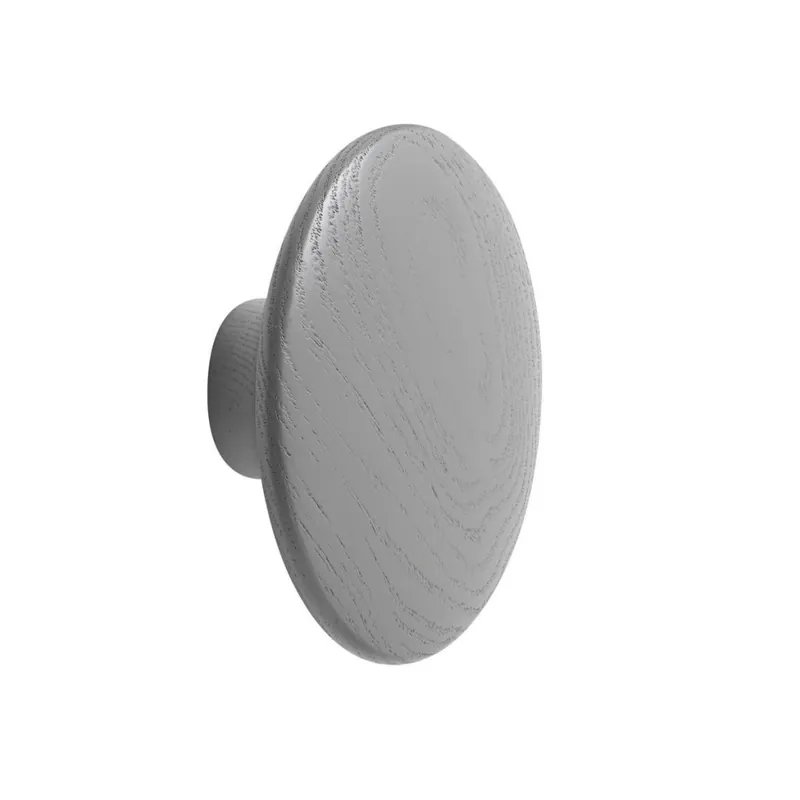 Kup online Muuto DOTS Wieszak Drewniany M - 13 cm Ciemnoszary