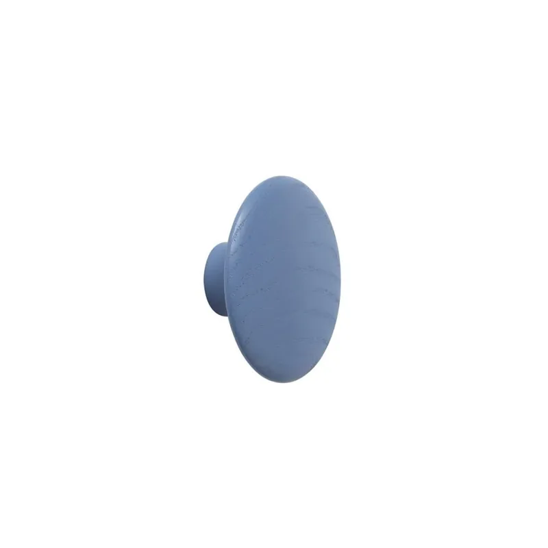 Rabat Muuto DOTS Wieszak Drewniany XS - 6.5 cm Niebieski Pale Blue