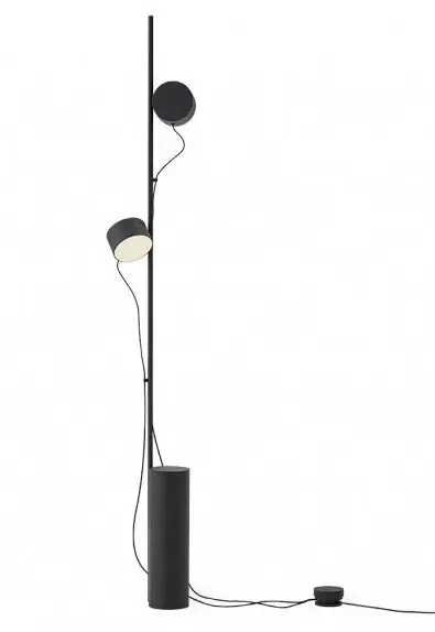 Muuto POST Lampa Stojąca - Podłogowa / Czarna Wybór klientów