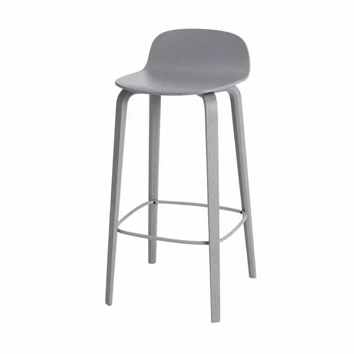 Ograniczona ilość Muuto VISU BAR Hoker - Stołek Barowy 75 cm Szary