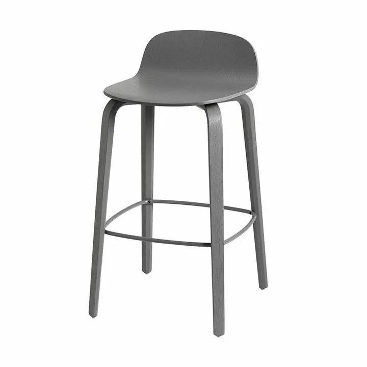 Nowy Muuto VISU BAR Hoker - Stołek Barowy 65 cm Szary