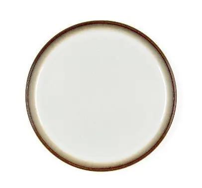 Rabat Bitz GASTRO Talerz Obiadowy 21 cm 6 Szt. Szary - Środek Kremowy