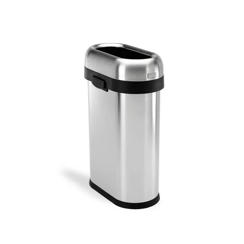 simplehuman OPEN SLIM Kosz na Śmieci 50 l Otwarty Darmowy zwrot