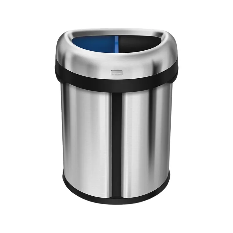 simplehuman OPEN RECYCLER Kosz do Segregacji Śmieci 66 l 2 Komory Do wyczerpania zapasów