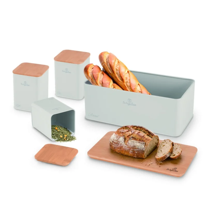 Wybór klientów Zestaw 3 pojemników i chlebak BerlingerHaus BH-8901 Sahara Collection