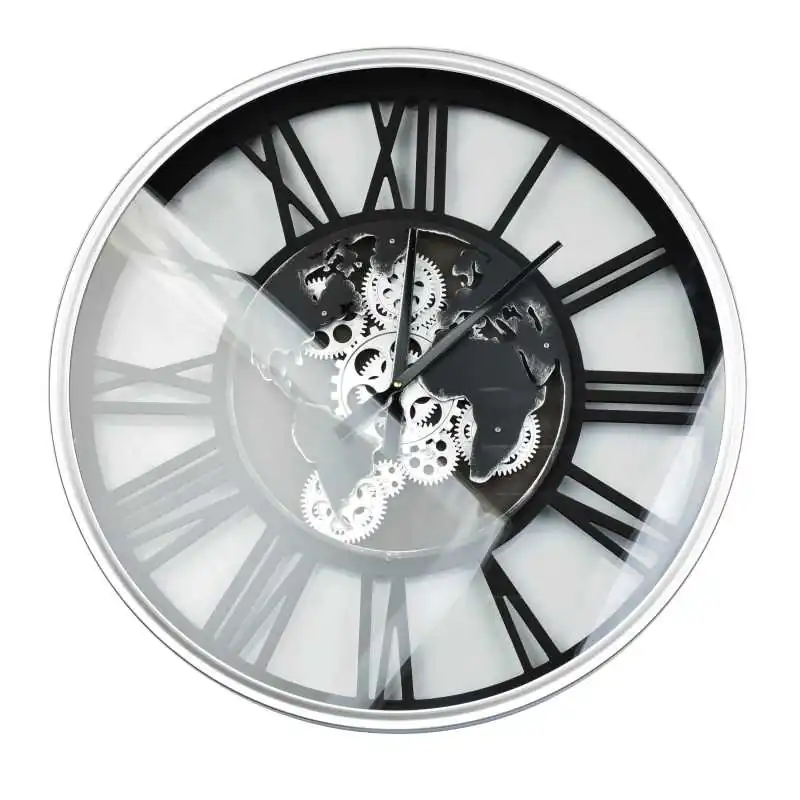 Nowy Zegar metalowy 60x60x8cm