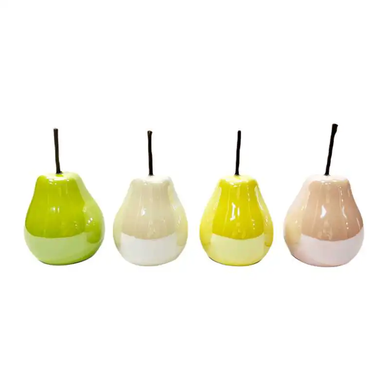 Gruszka ceramiczna 8,5x8,5x13cm mix Wyjątkowa oferta
