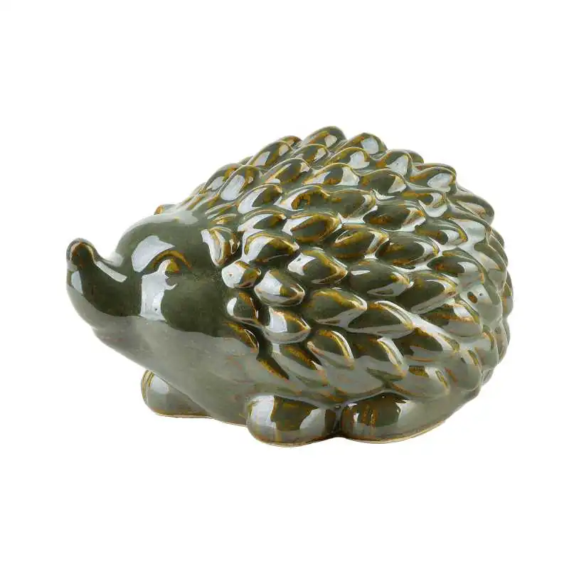 MAVE GREEN Figura jeż ceramiczny 15,5x11 cm AW25 Oferta limitowana