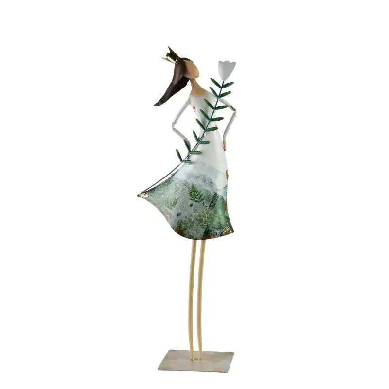 LYDIA Figura wróżka metalowa 24x10x72,5cm Hit sprzedaży