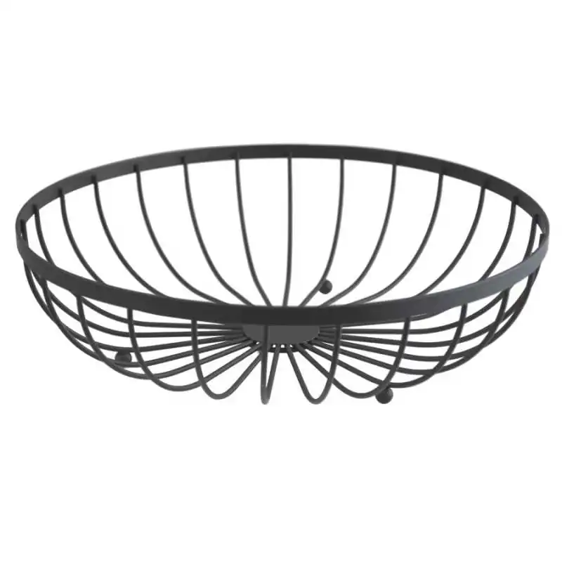 Wyjątkowa oferta Koszyk na owoce niski czarny 30x8cm