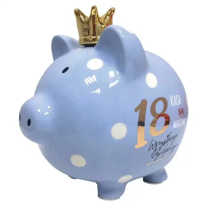 Zniżka Skarbonka PREMIUM18 URODZINY (niebieska)