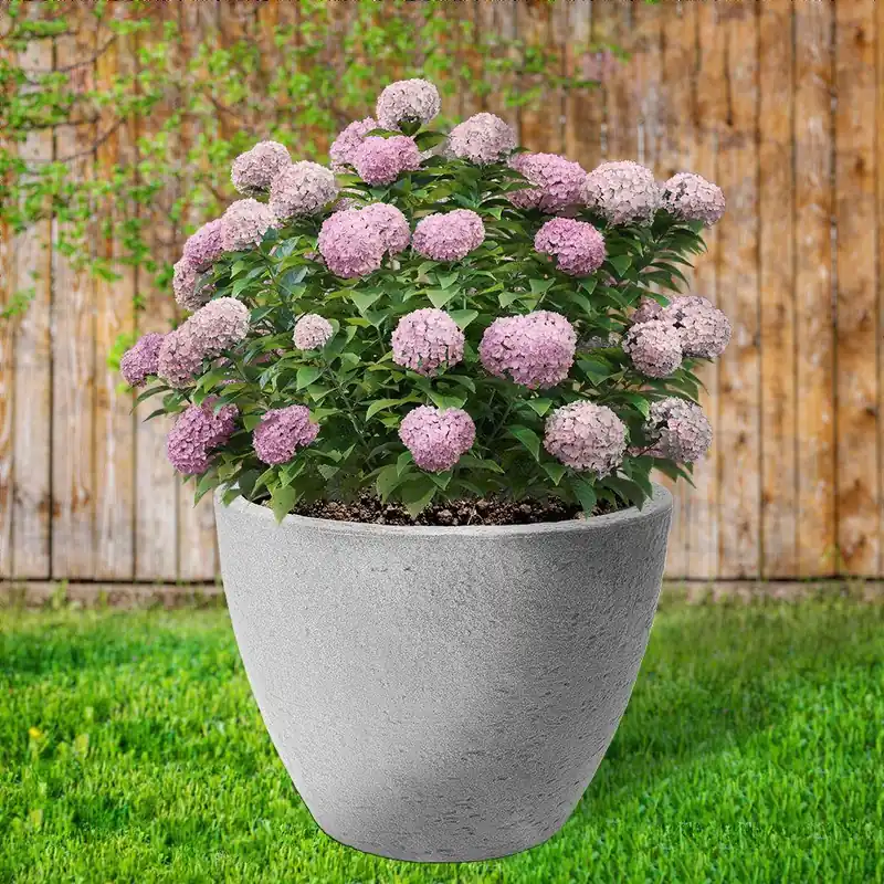 Promocja Doniczka / Osłonka na kwiaty szara 48 cm
