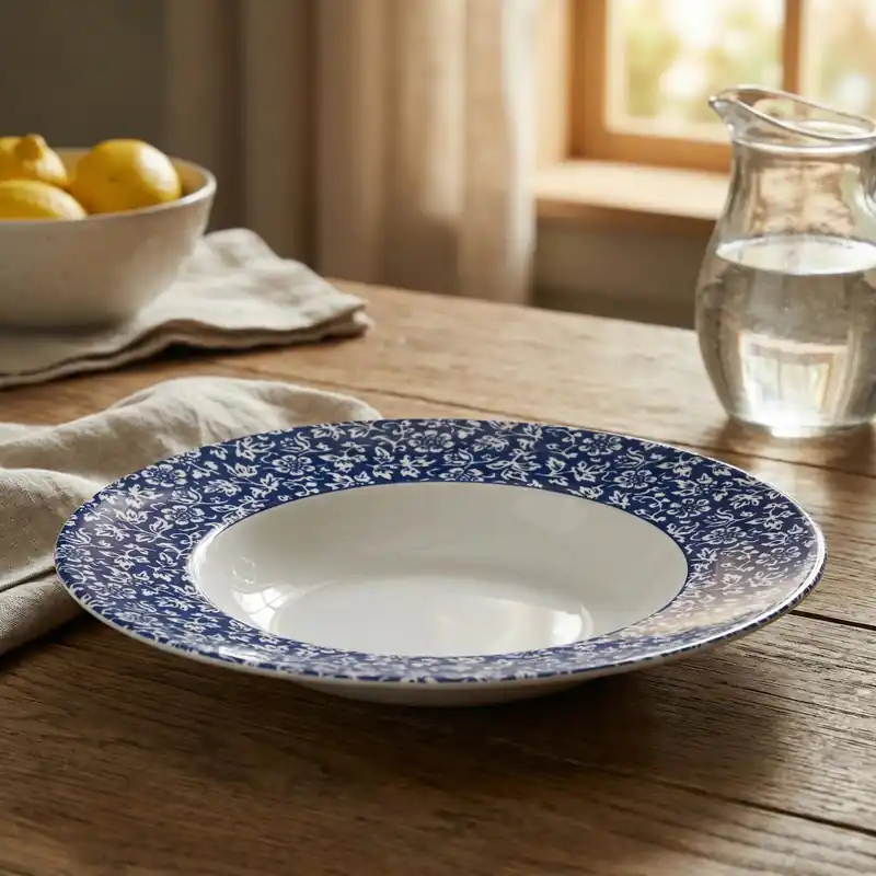 Talerz obiadowy głęboki porcelanowy LAURA ASHLEY SWEET ALYSUM 27,5 cm Promocja