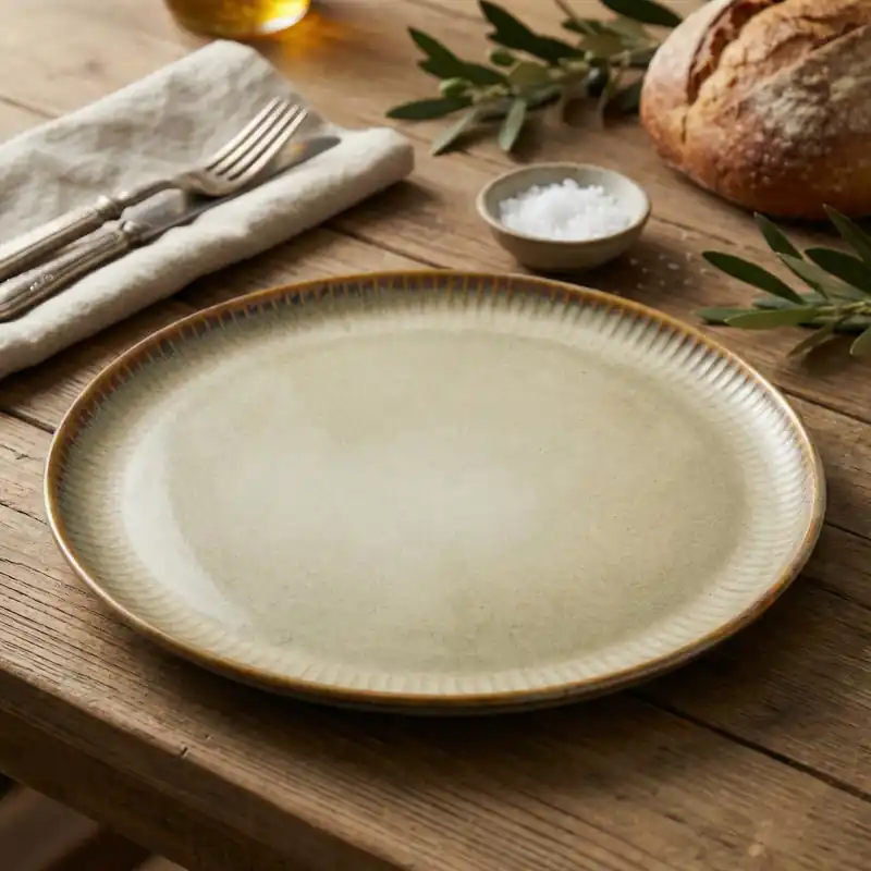 Bezpieczna płatność Talerz obiadowy MONDEX BASIC NATURE 26 cm