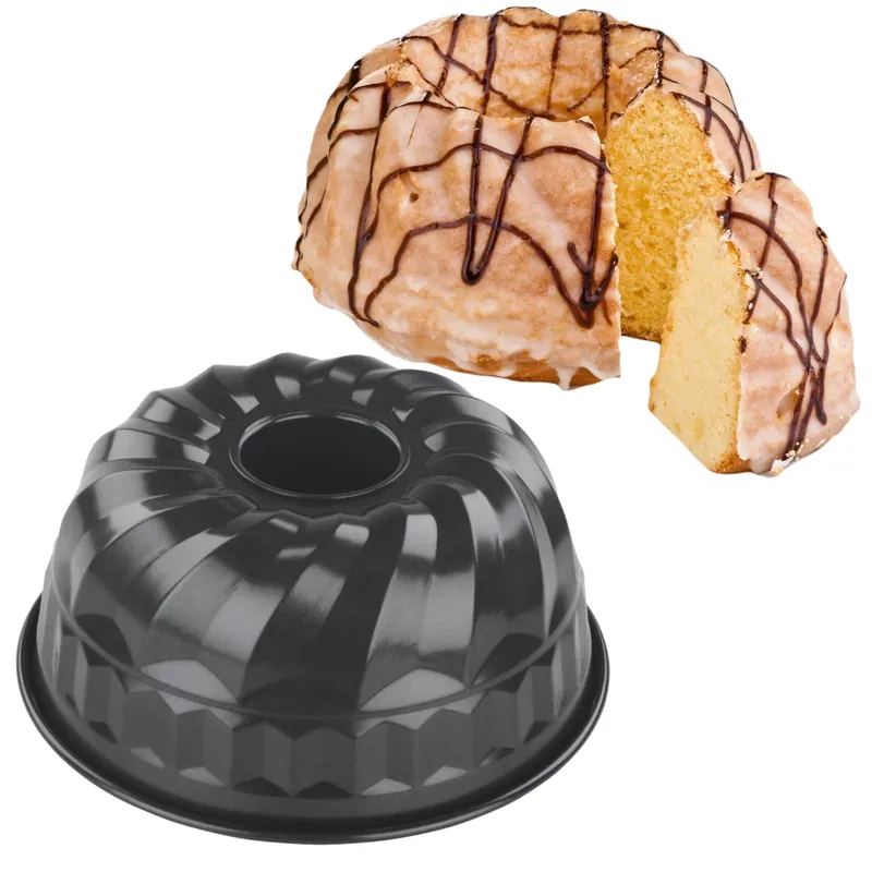 Oferta czasowa Forma do babki z tuleją ze stali węglowej TALA PERFORMANCE CZARNA 23 cm