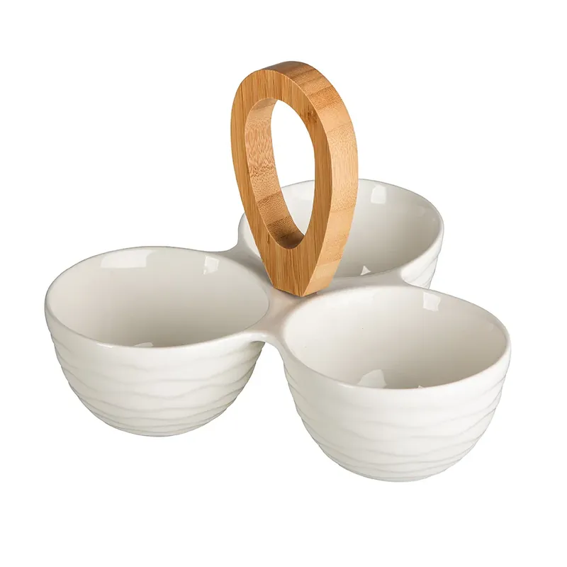 Bezpieczna płatność Miseczki do dipów i na przekąski porcelanowe SAUCES DIP