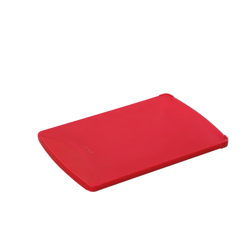 Nowy ZASSENHAUS Breakfast 25 x 16 cm czerwona - deska do krojenia plastikowa