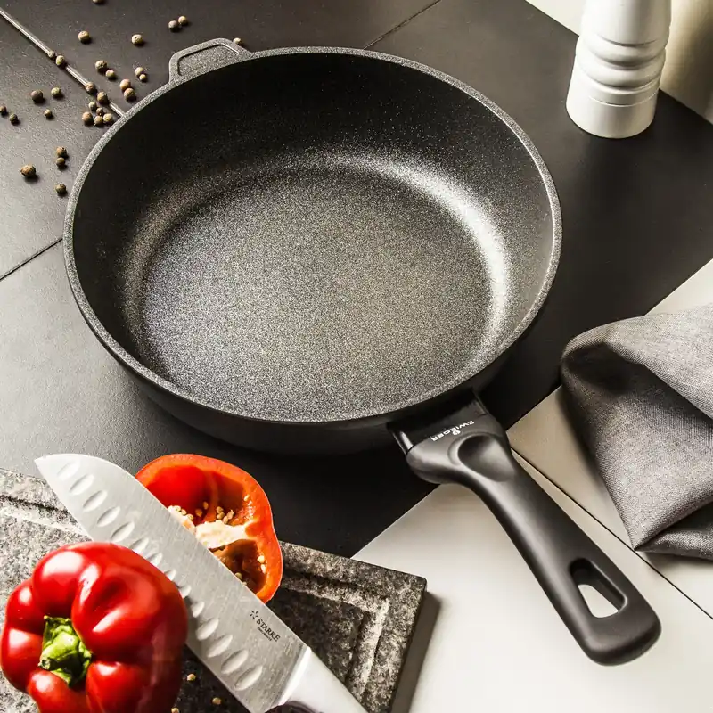 Wyjątkowa oferta ZWIEGER Diamond głęboka czarna 28 cm - patelnia teflonowa