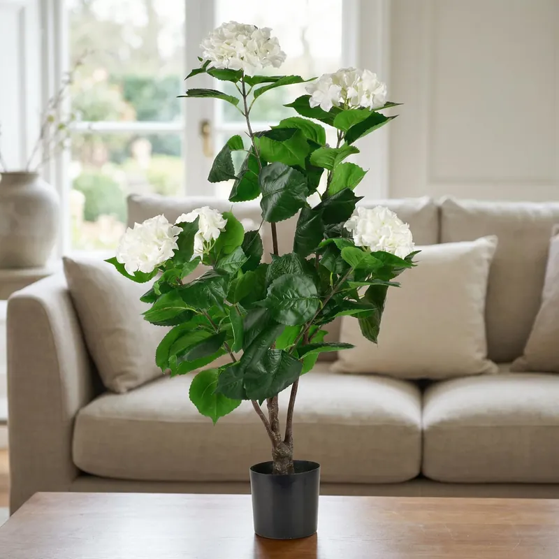 Wybór klientów Sztuczna hortensja w doniczce MONDEX VIRIDIS 92 cm biała
