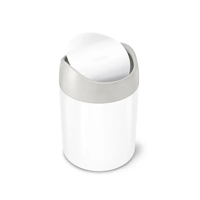 Popularny SIMPLEHUMAN Small 1,5 l czarny - mini kosz na biurko stalowy