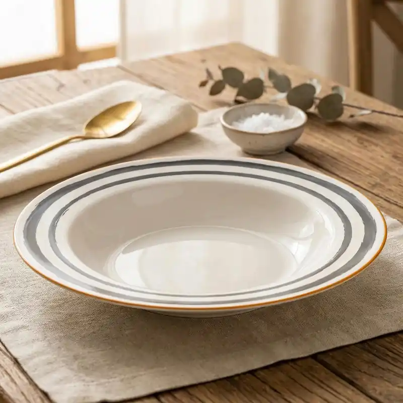 Rabat Talerz obiadowy głęboki porcelanowy FLORINA HAMPTONS II 22 cm