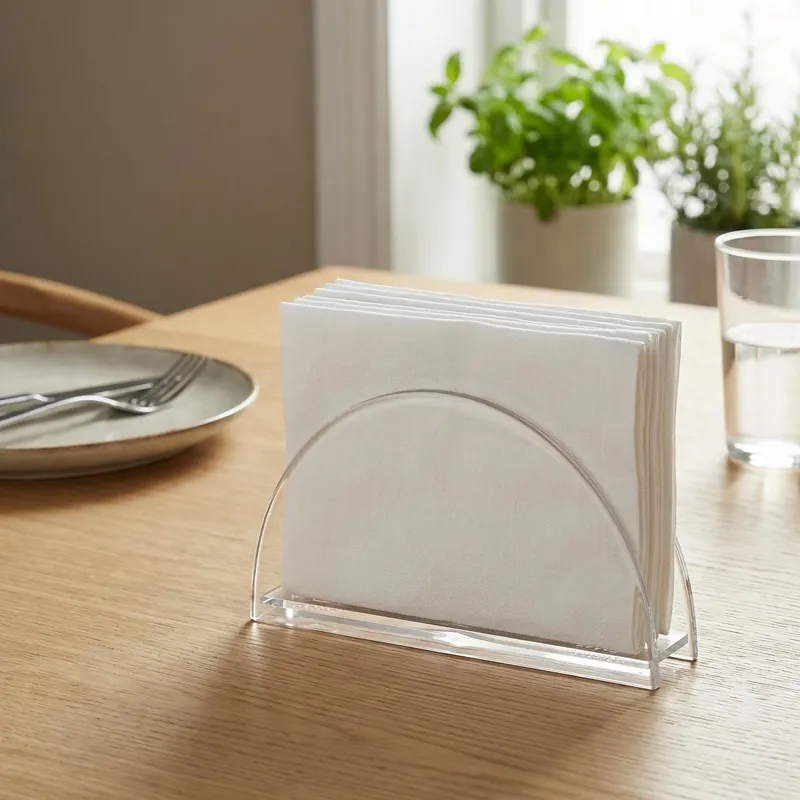 Serwetnik MONDEX BEA 15,5 x 3,2 x 7,8 cm transparentny Bezpieczna płatność