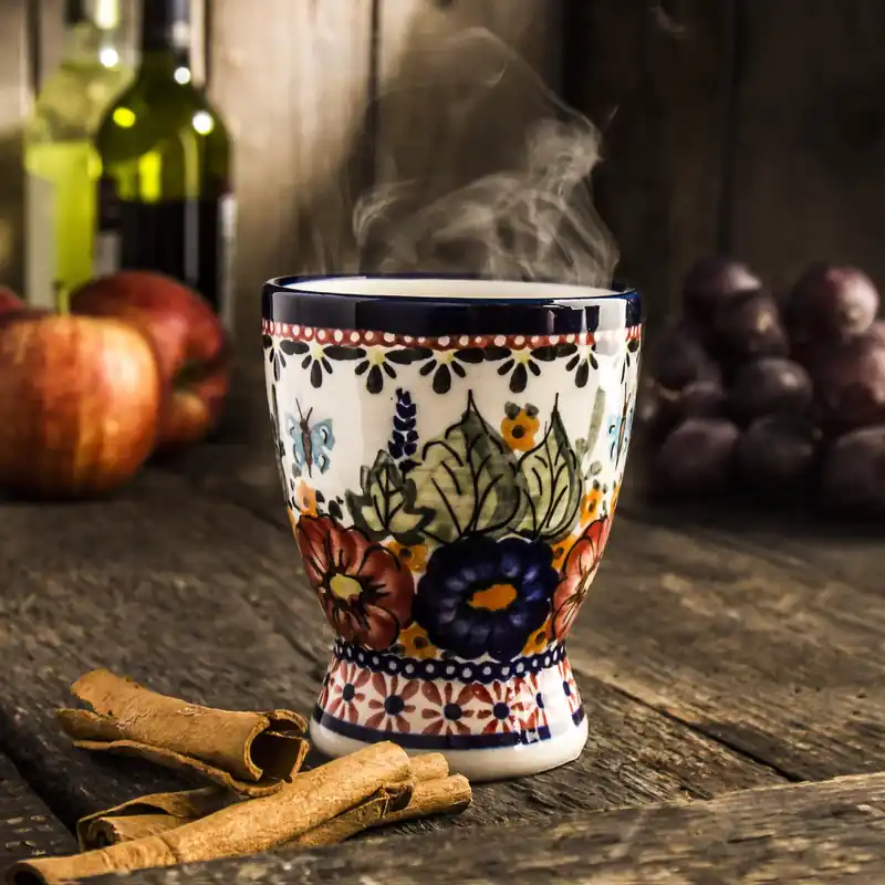Kubek do grzanego wina Bolesławiec 200 ml - dek. 149 ART. Ograniczona ilość