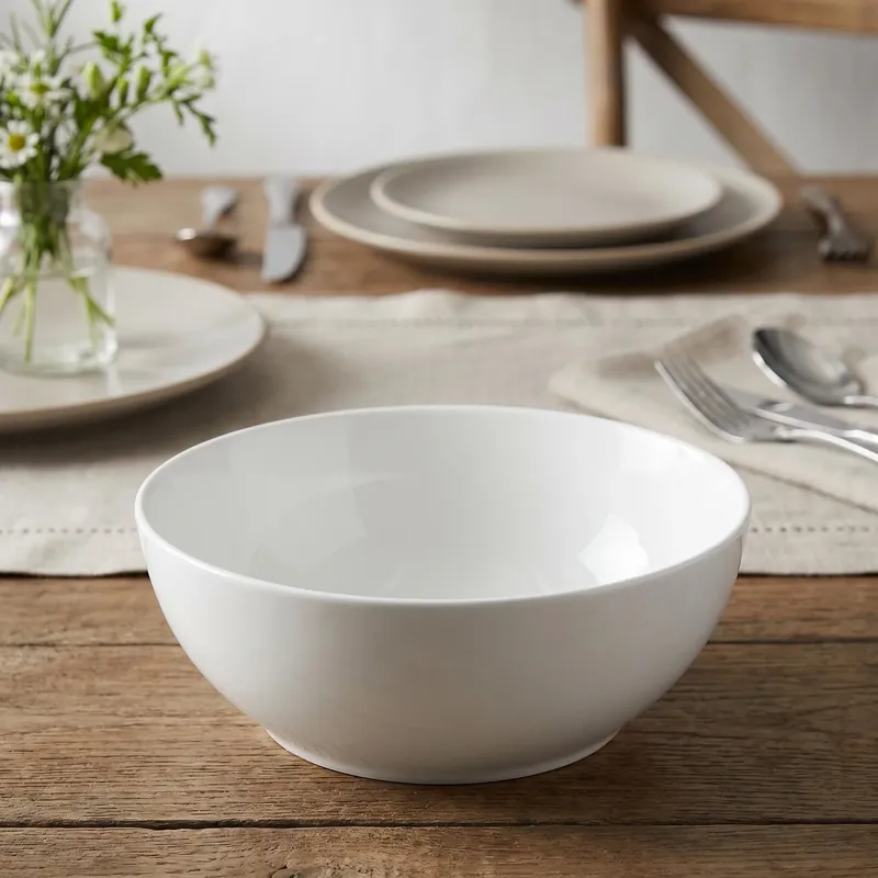Taniej Miska / Salaterka porcelanowa MARIAPAULA BIAŁA 2 l