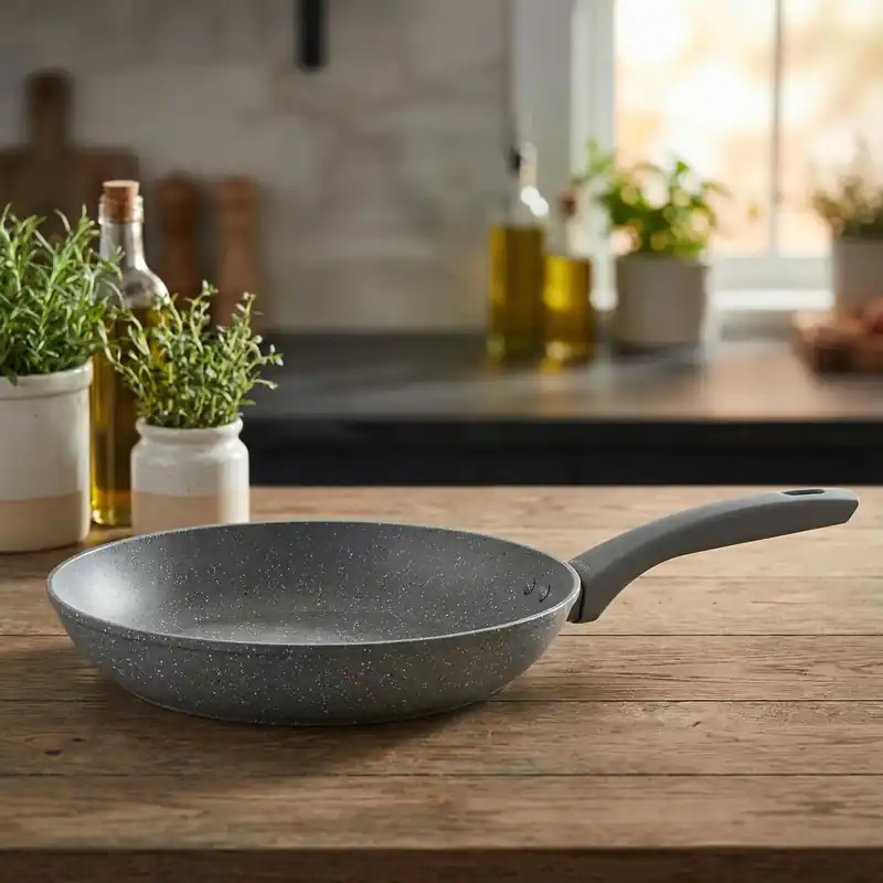 Patelnia nieprzywierająca KONIGHOFFER GREYS MARBLE 28 cm Szybka dostawa