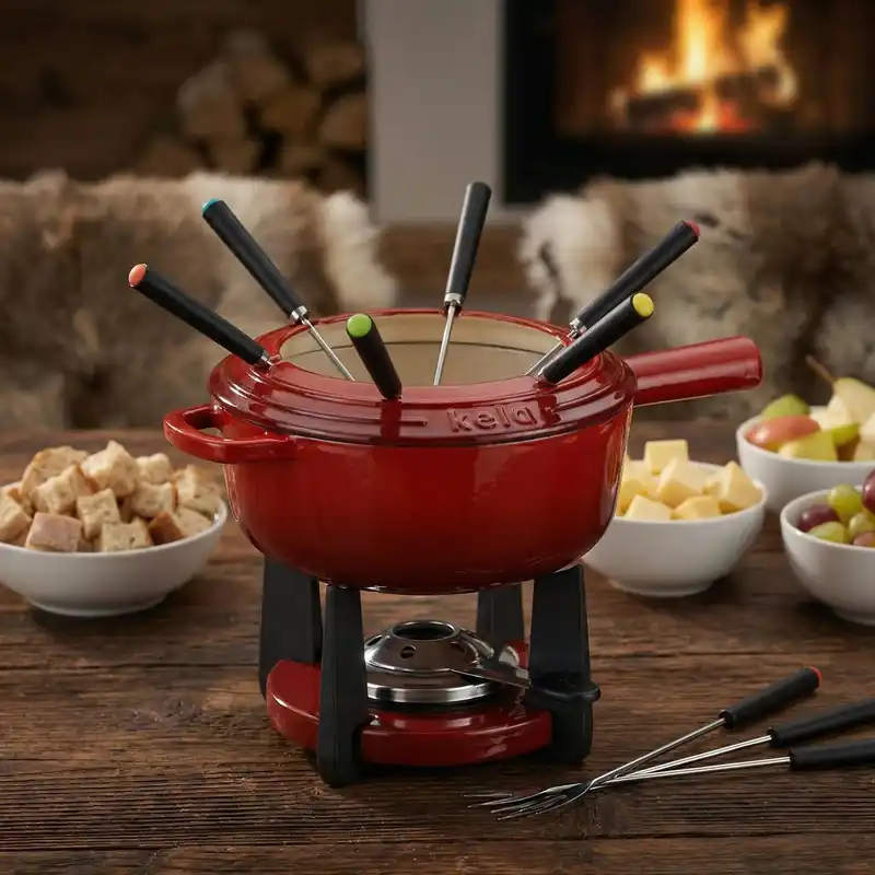 Ekspresowa dostawa KELA Calido 11 el. – zestaw do fondue
