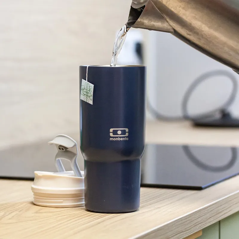 Szybka wysyłka MONBENTO Travel Mug Blue Infinity 0,6 l - kubek termiczny ze stali nierdzewnej