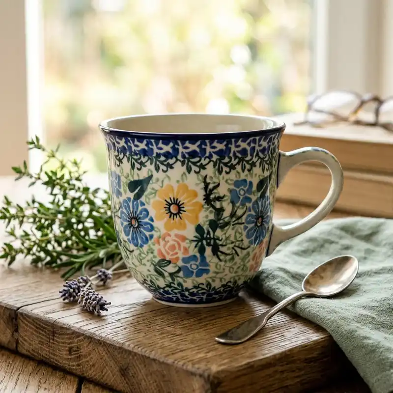 Kubek 310 ml - wzór U2129 - Ceramika Artystyczna Bolesławiec Oferta
