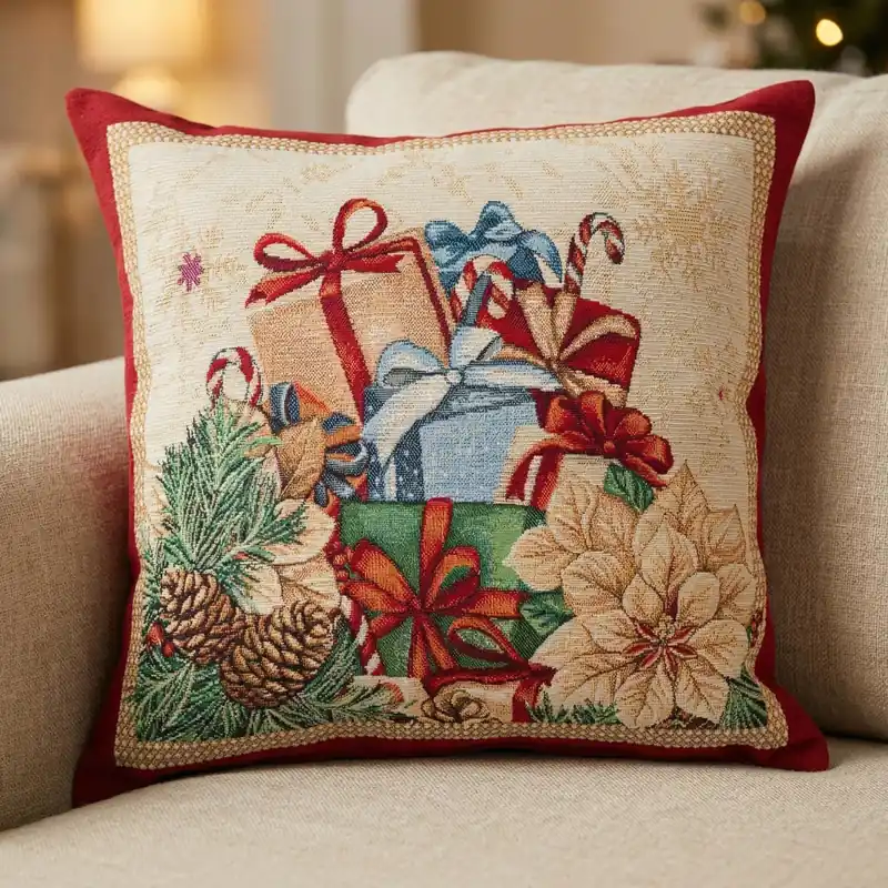 Hit sprzedaży Poszewka dekoracyjna świąteczna KISS HOUX 45 x 45 cm