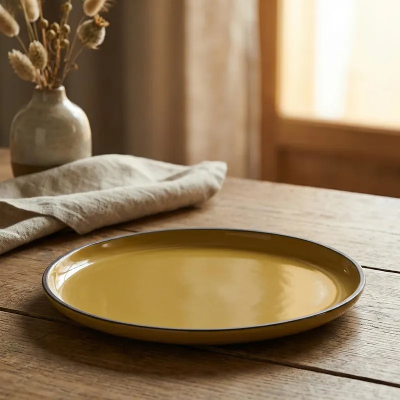 REVOL Caractere Kurkuma 28 cm - talerz obiadowy płytki porcelanowy Hit cenowy