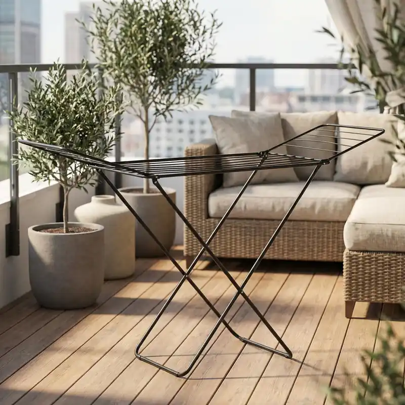 Suszarka balkonowa DAILY INTERNATIONAL HOME SELLEN 18 m czarna Bestseller
