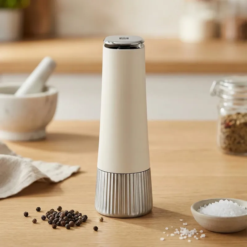 Bestseller ZWILLING SPICES Młynek do przypraw - 19 cm, Kość słoniowa