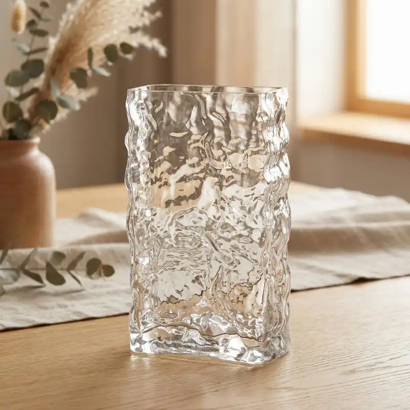 Wazon MONDEX SERENITE 14,5x7x24 cm przeźroczysty Tylko do końca tygodnia
