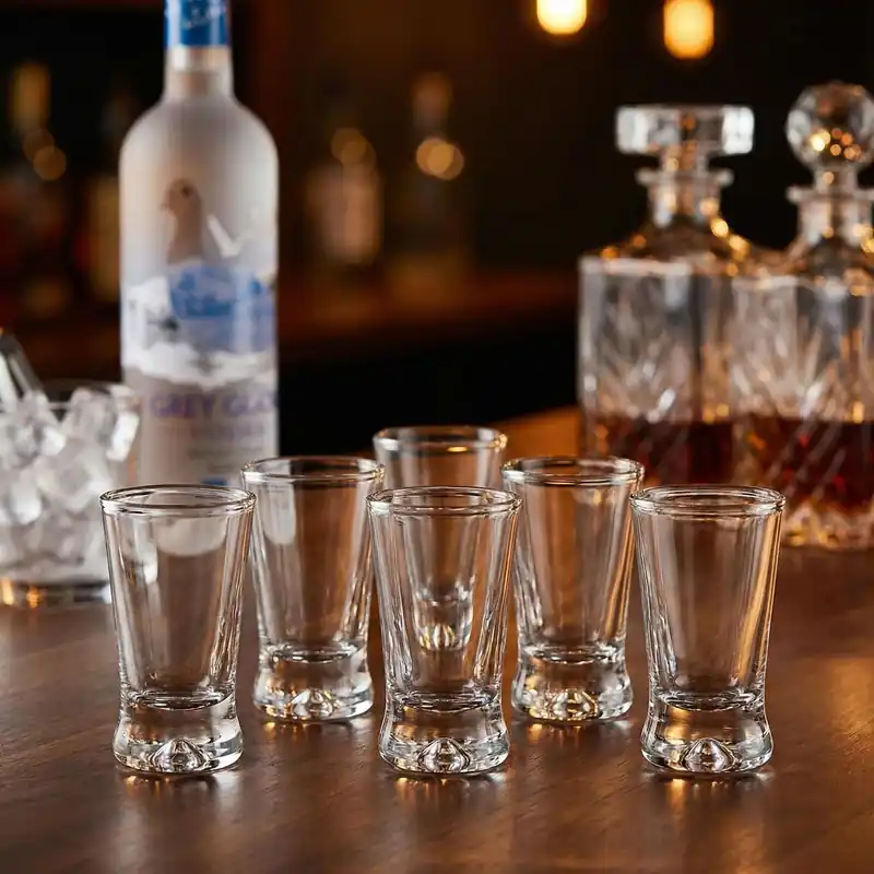Sprawdź teraz Kieliszki do wódki szklane FLORINA X 25 ml 6 szt.