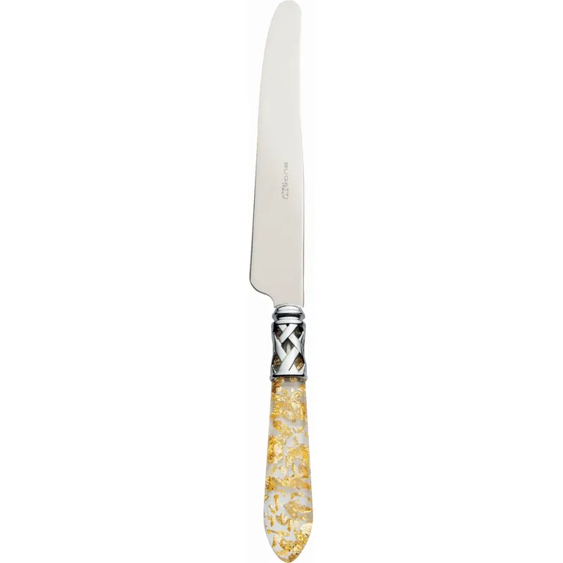Oferta czasowa BUGATTI Aladdin Gold Knife 24,5 cm - nóż stołowy ze stali nierdzewnej