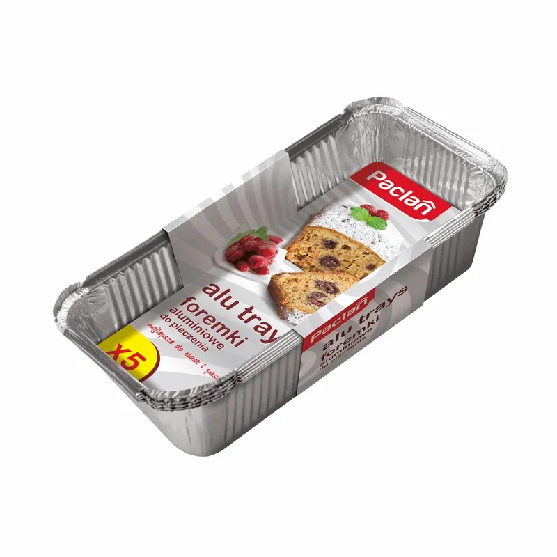 Keksówki jednorazowe aluminiowe PACLAN 5 szt. Oferta czasowa