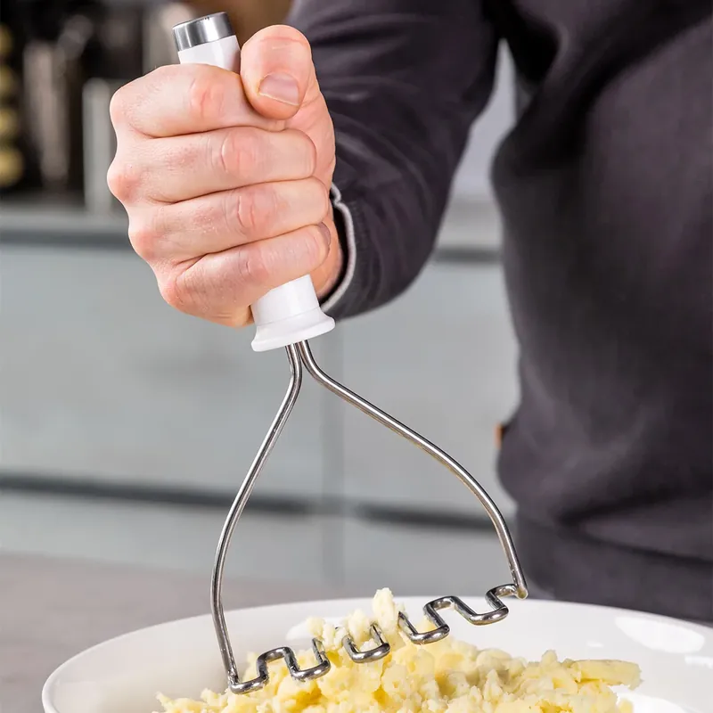 Wybór klientów KITCHENAID Classic 27 cm - tłuczek do ziemniaków ze stali nierdzewnej
