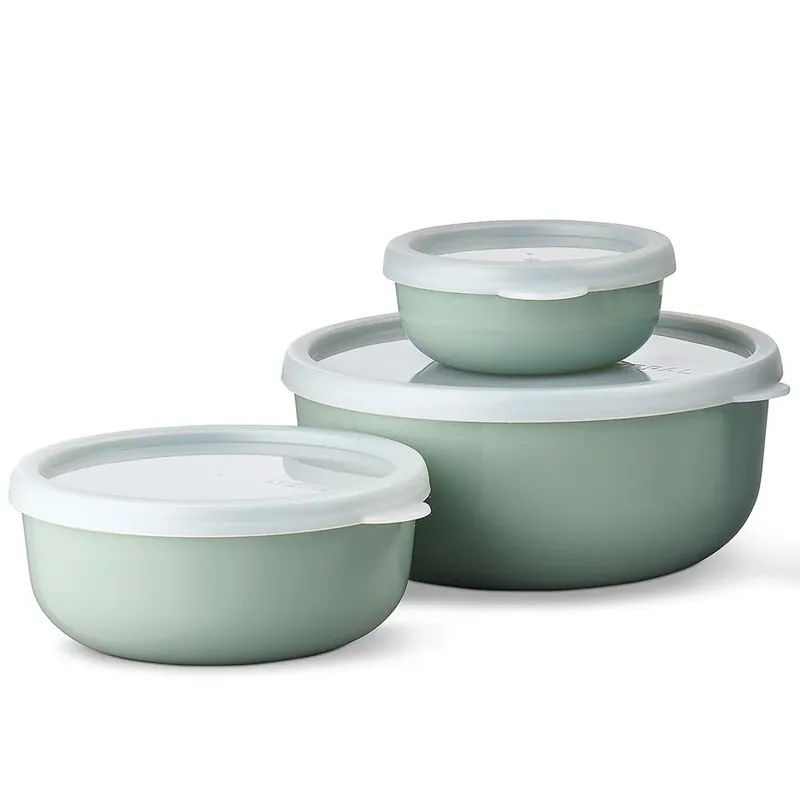 Rabat MEPAL Lumina Nordic Sage 3 szt. - miski kuchenne z pokrywkami