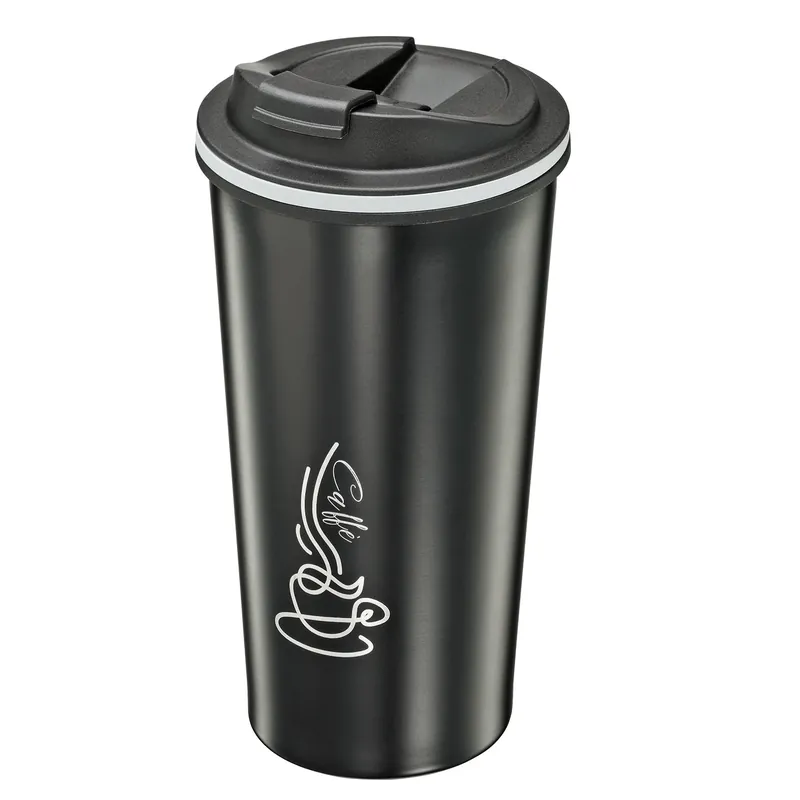Ostatnia szansa CILIO Celeste 360 ml czarny - kubek termiczny ze stali nierdzewnej