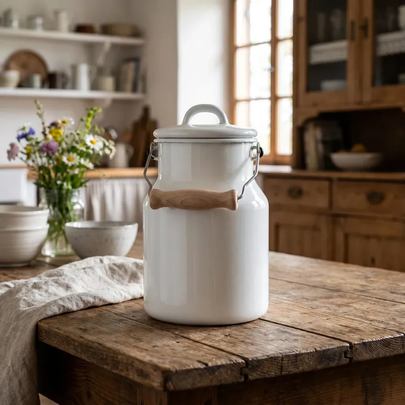 RIESS Classic Weiss 1,5 l - kanka na mleko emaliowana Zamów teraz