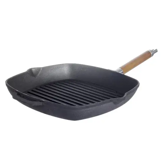 Patelnia grillowa żeliwna BIOL GRILL PAN 28 x 28 cm Taniej