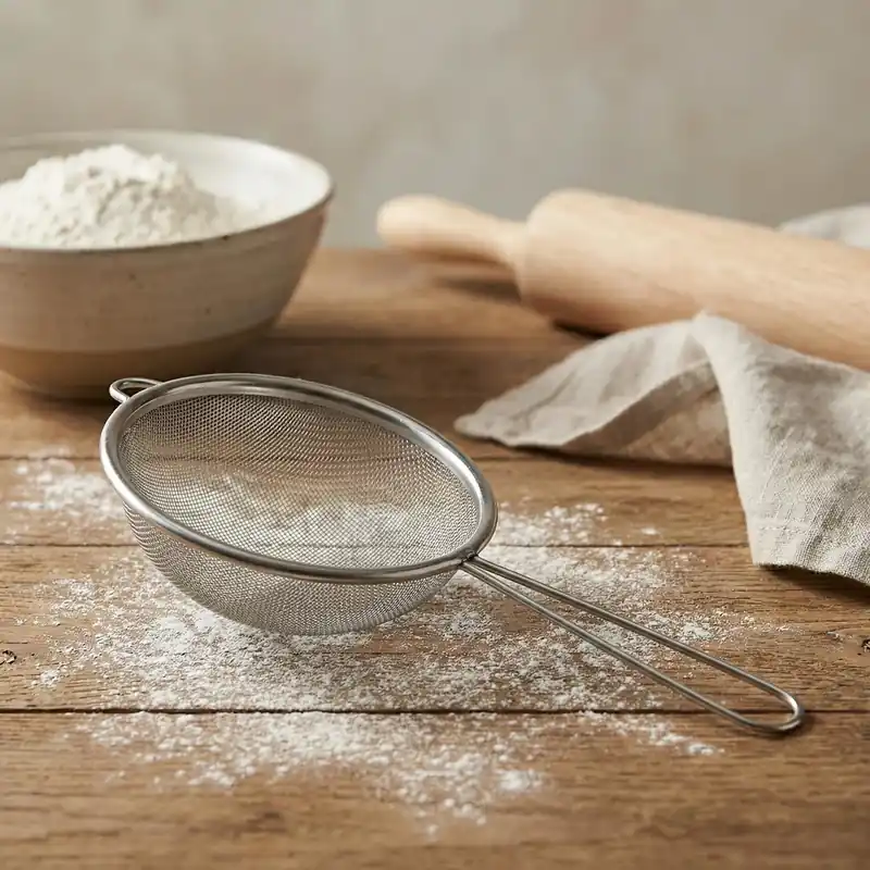 Sitko kuchenne do przesiewania mąki ANEKS 10 cm Łatwy zwrot